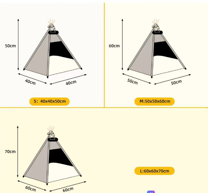 Pet Teepee View 1