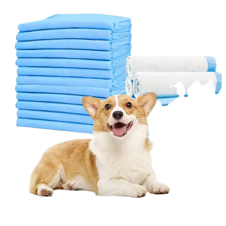 Disposable Puppy Diapers Absorption Training Pet Pee Waterproof Wood Wee Pads Cotton Bamboo Material Rechargeable Feature