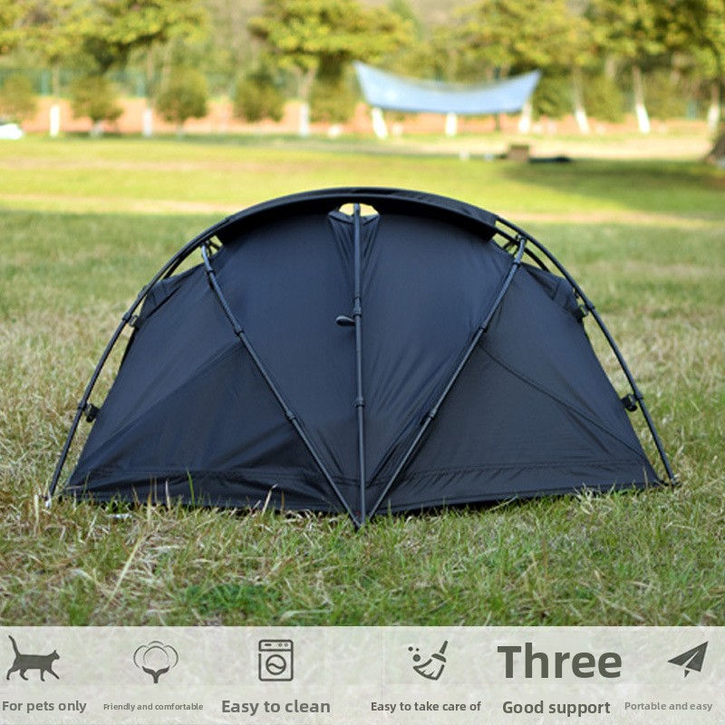 Eco-Friendly Outdoor Camping Tent for Small Medium Dogs Cats Removable Ventilation Wear-resistant All Seasons Pet Kennel