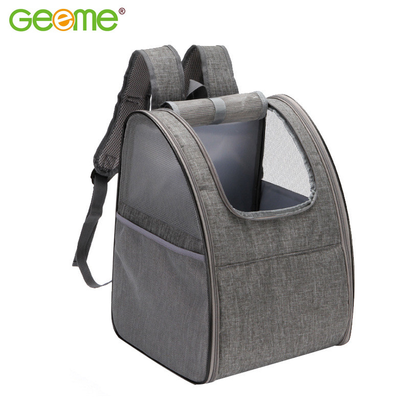 Expandable Breathable Mesh Pet Carrier Backpack Bag for Small Cat Dog Puppy