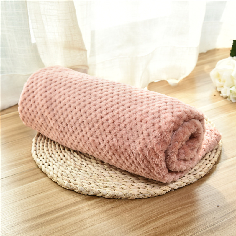Printed Soft Warm Fleece Pet Blankets Dog Blanket