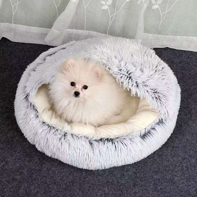 Luxury Premium Removable Inner Cushion Novelty Washable Sofa Cave Cat and Dog Pet Bed