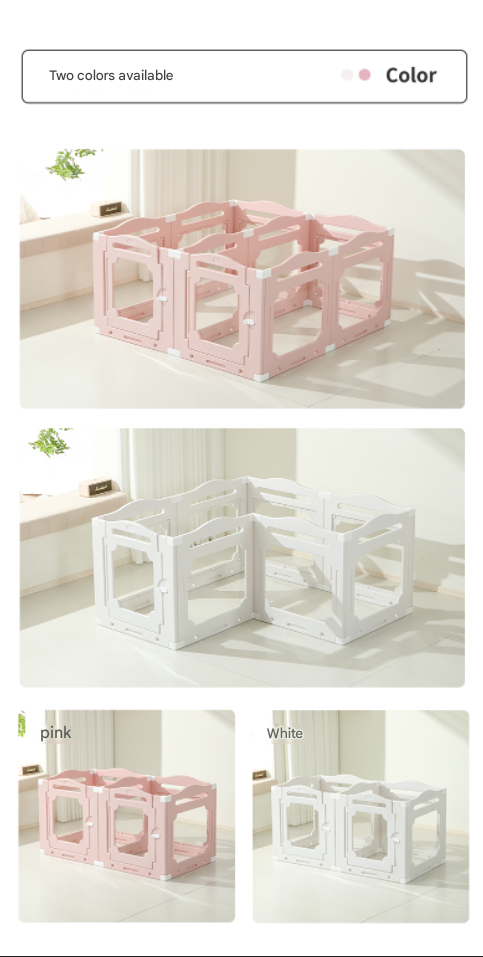 Pet Playpen Car Roller Free Movable