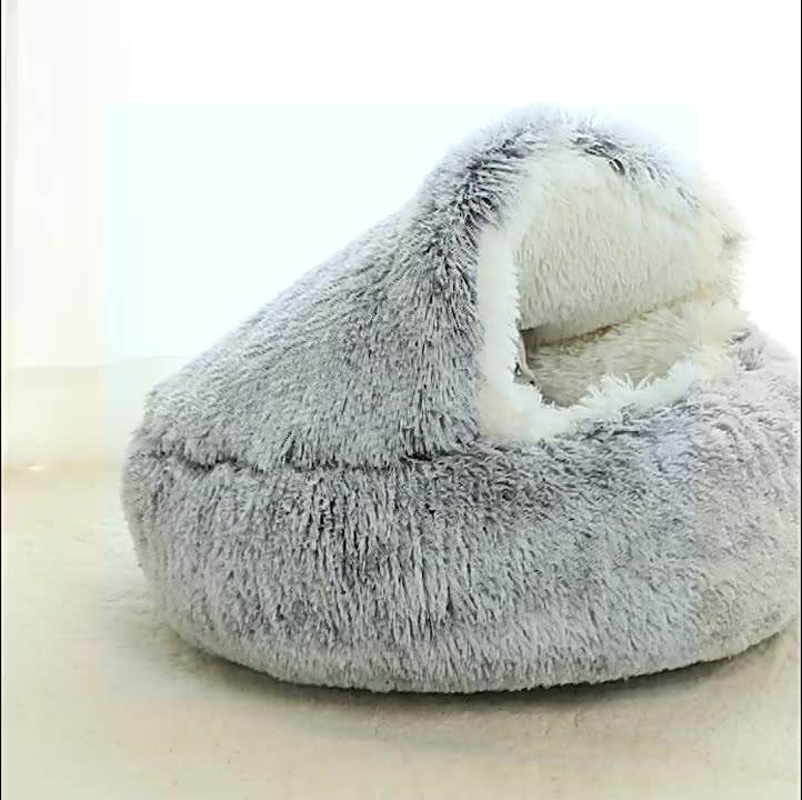 Luxury Premium Removable Inner Cushion Novelty Washable Sofa Cave Cat and Dog Pet Bed