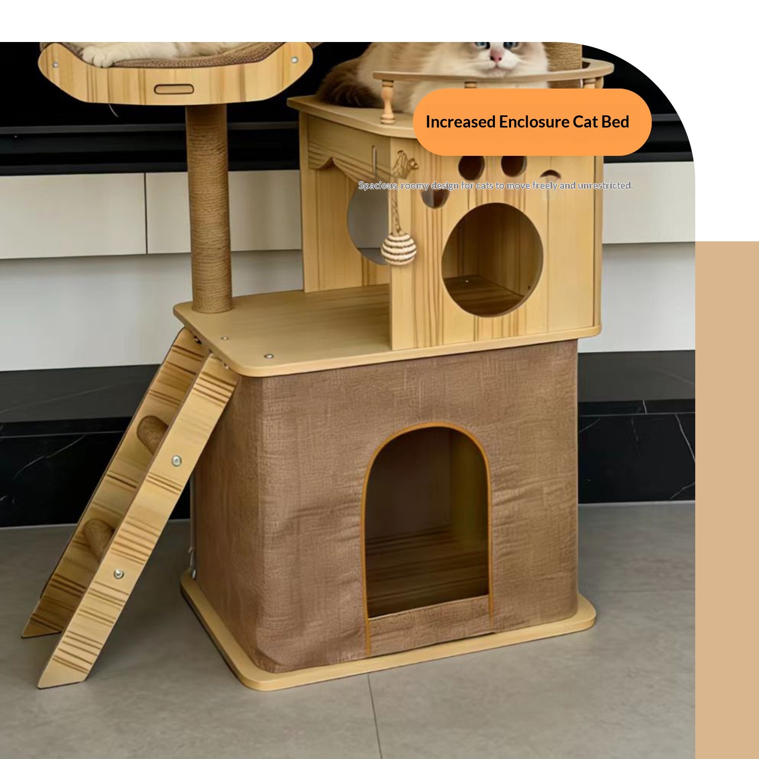 Cross-Border Cat Climbing Frame All-in-One Small Apartment Space-Saving Jumping Platform Home Cat Tree Cat Toy Model Y-39