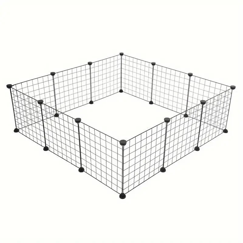 Guinea Pig Cage &amp; Hamster Playpen Enclosure Foldable Luxury Classic DIY Layout with Stainless Steel Customizable