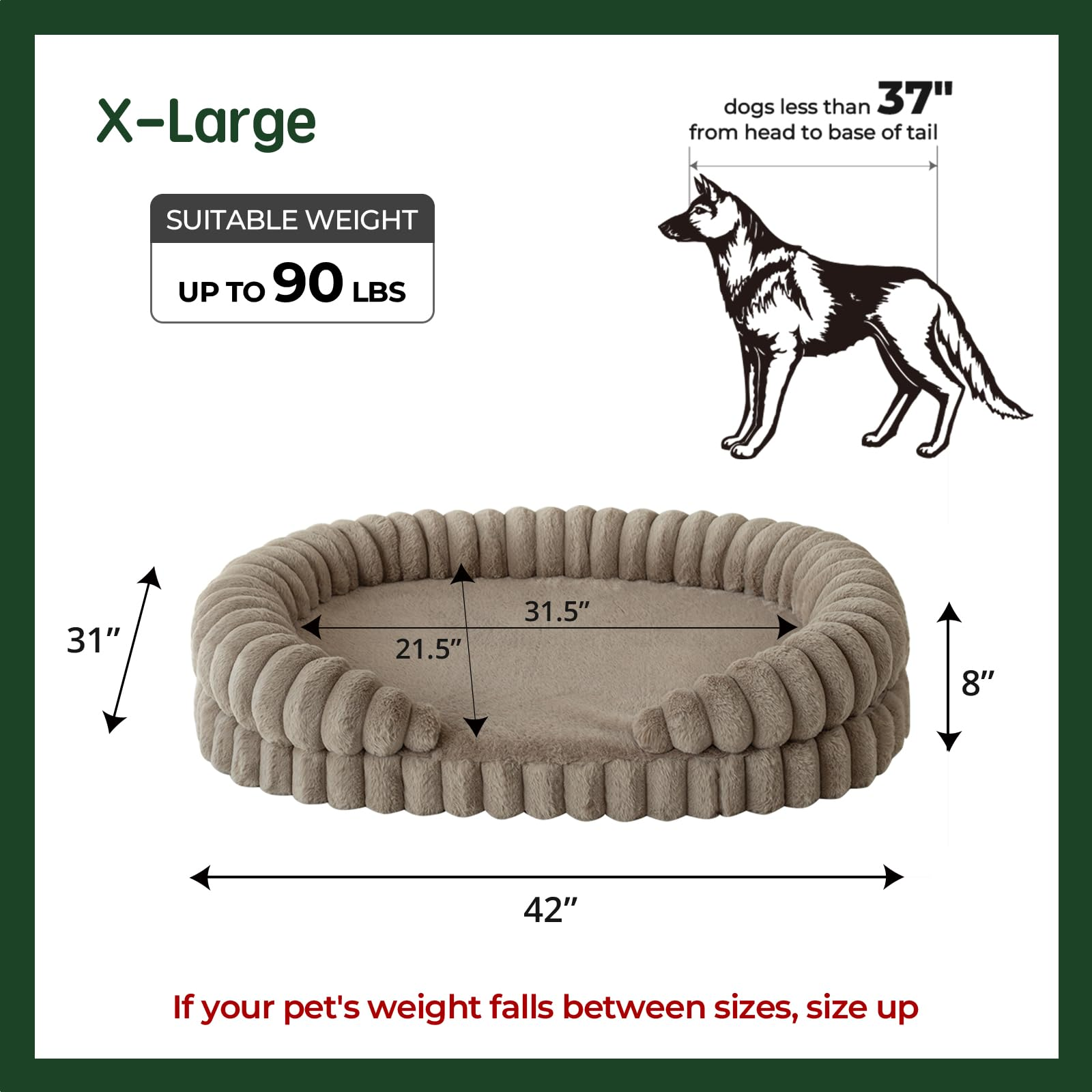 Luxury Corduroy Memory Foam Dog Sofa Beds Custom Logo Orthopedic Memory Foam Pet Beds Washable Removable Cover OEM ODM