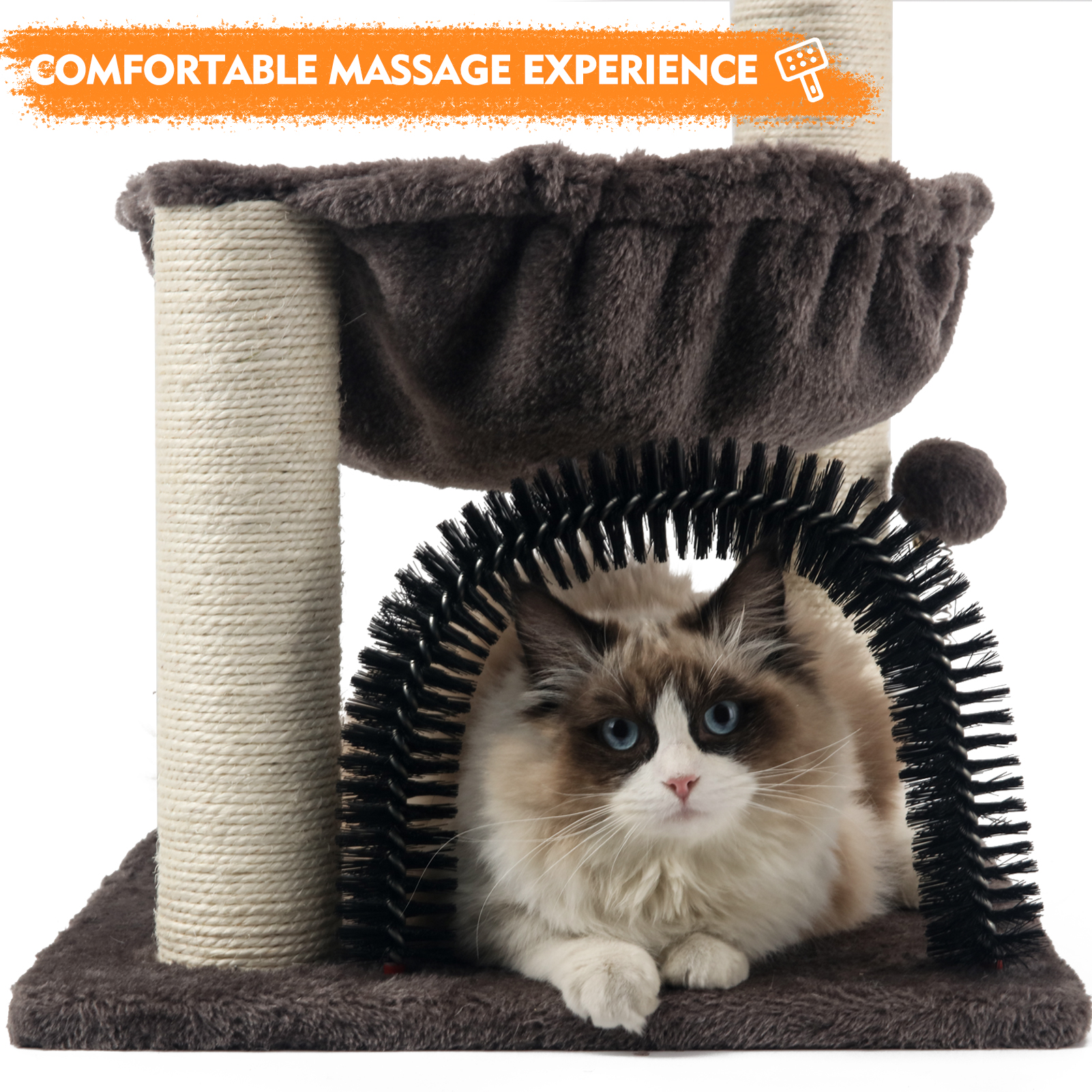 China Manufacture New 2023 Hot Sale Wholesale Custom Pet Playing and Rest Cat Climbing Tree Scratching Tower Cat Condo Tree