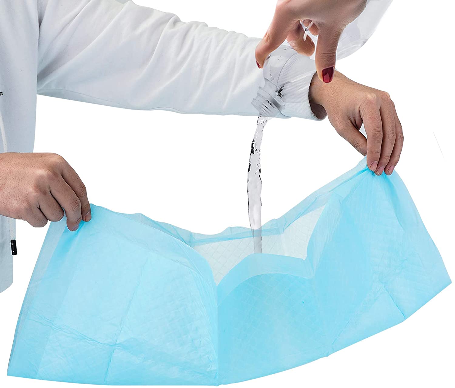 Disposable Puppy Diapers Absorption Training Pet Pee Waterproof Wood Wee Pads Cotton Bamboo Material Rechargeable Feature