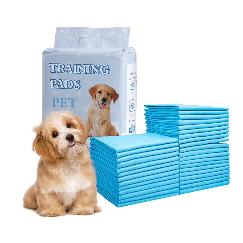 2025 Wholesale White Pink Blue Dog Pads Puppy Training Toilet Disposable Puppy Pads