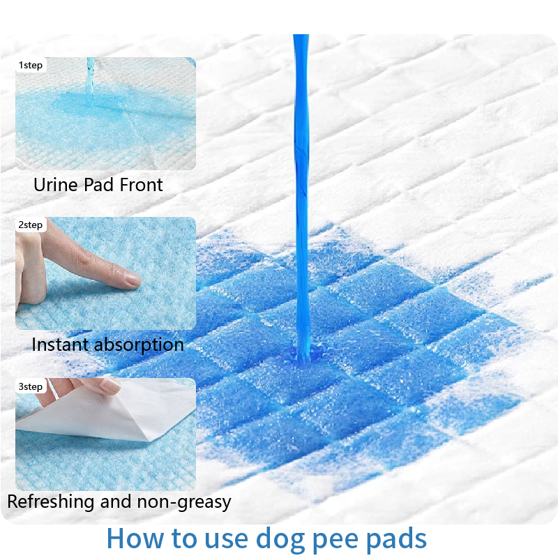 Super Absorbent Dog Training Pads Leak Proof 5 Layer Puppy Pee Pads Odor Control Quick Dry Disposable Pet Potty Mats Wholesale