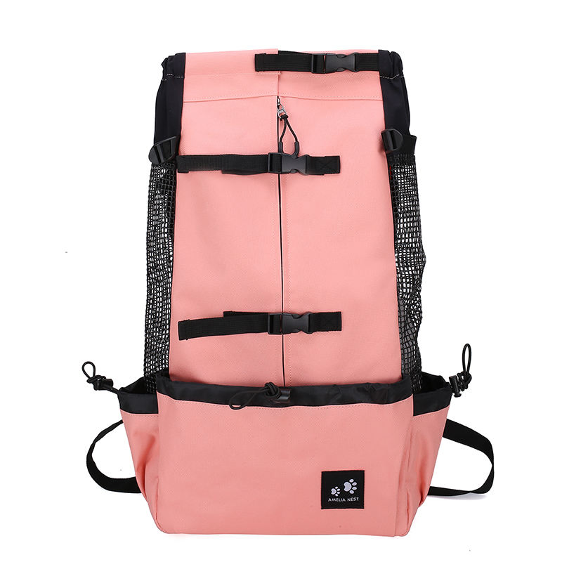 Custom Logo Pet Outing Carrying Bag Durable Carrier Travel Backpack.
