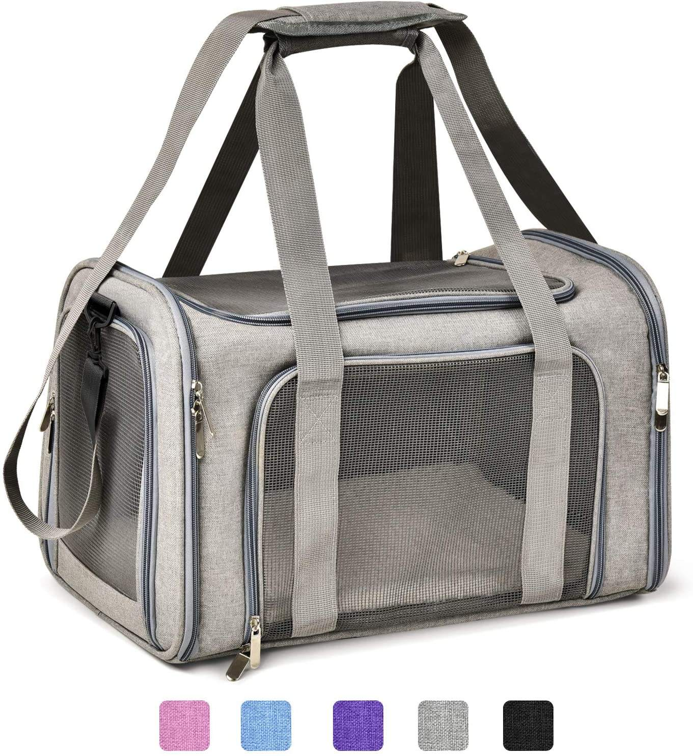 High Quality Durable Expandable Airline Approved Pet Carrier Bag Hot Sale Cat Pet Cage For Travel