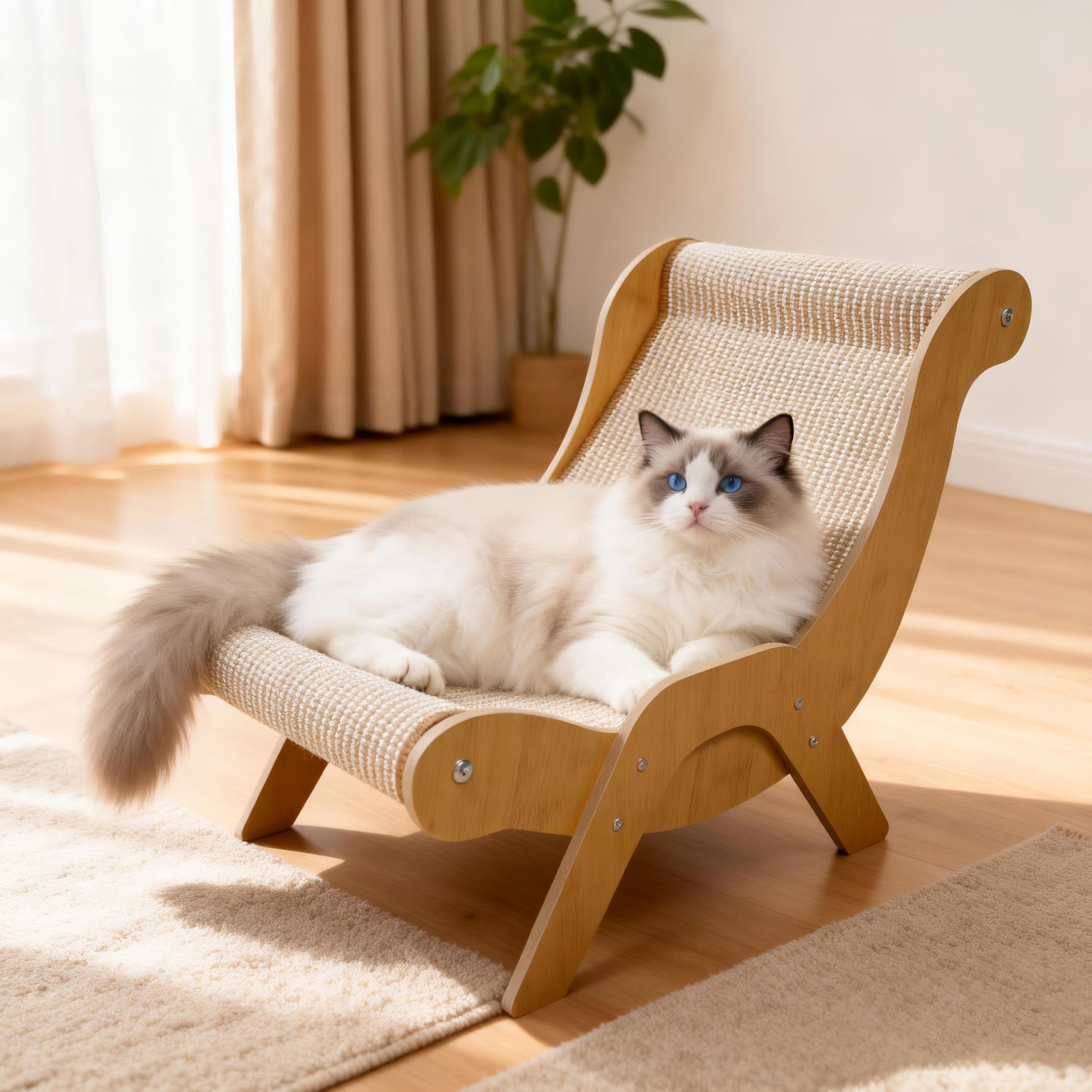 ZMaker New Cat Scratching Board Wear-Resistant Scratch-Resistant Sisal Chair Sofa Cat's Nest Extra Large Sisal Cat Scratcher