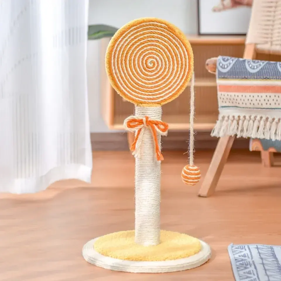 Durable Sisal Scratching Boards Simplicity Modern Cat Climbing Frame Lollipop Cat Climbing Racks Claw Grinding Toys Anti-Scratch