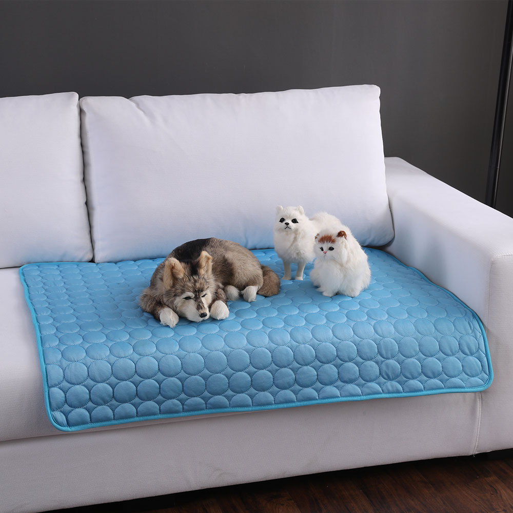Dog Cooling Mat Cool Pad Mat for Dogs Cat Breathable Blanket Cat Ice Pads Washable Summer Sofa Pet Dog Bed Pet Mat