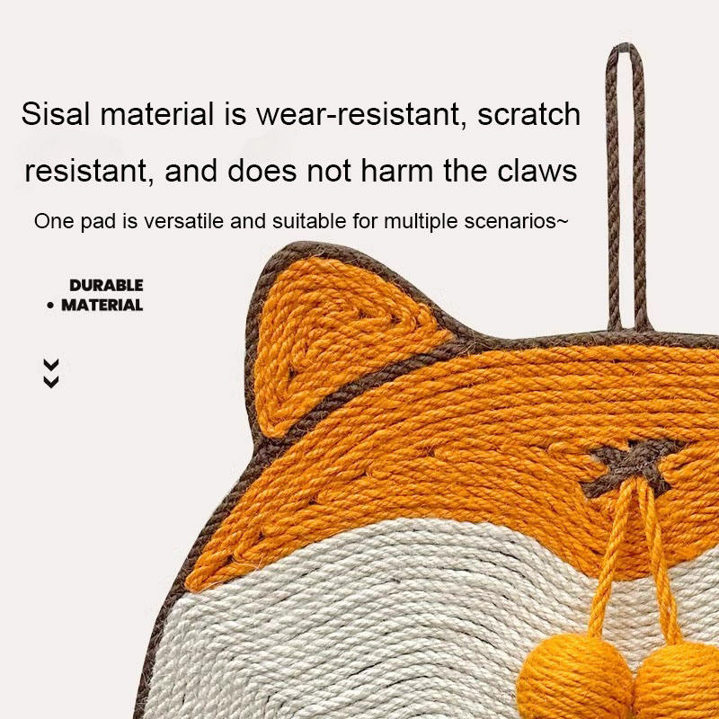 Customized Modern Sisal Pad Cat Scratch Board Wear-Resistant Multi-Functional Vertical Wall Claw Grinder Anti-Cat Claw Board