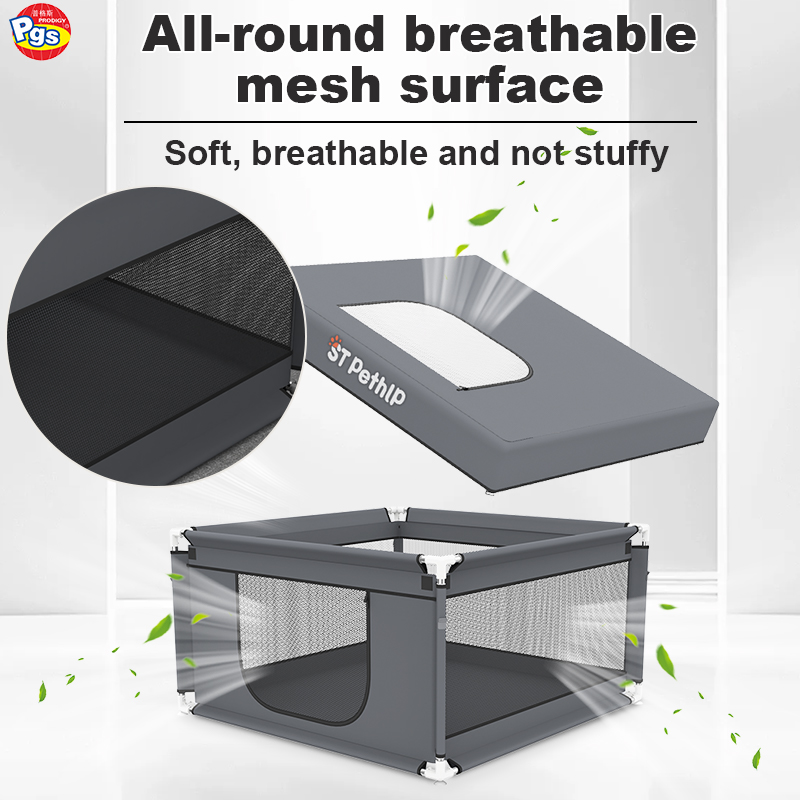 Prodigy PETC01 Safe Nylon Small Animal Pet Playpen with Zipper Closure Foldable Indoor Pet House