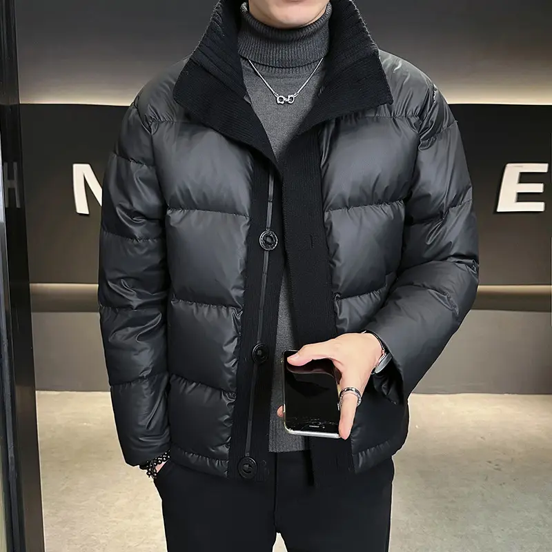 ODM ZD knit cf & collar down winter puffer jacket Manufacturers, Suppliers