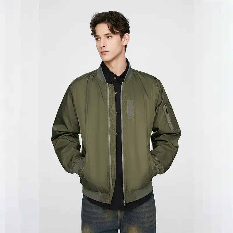 China ZD classical black pilot flight jacket mens Companies, Product