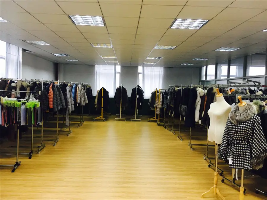 Finished jackets packaging and warehouse at Zhongda Wincome
