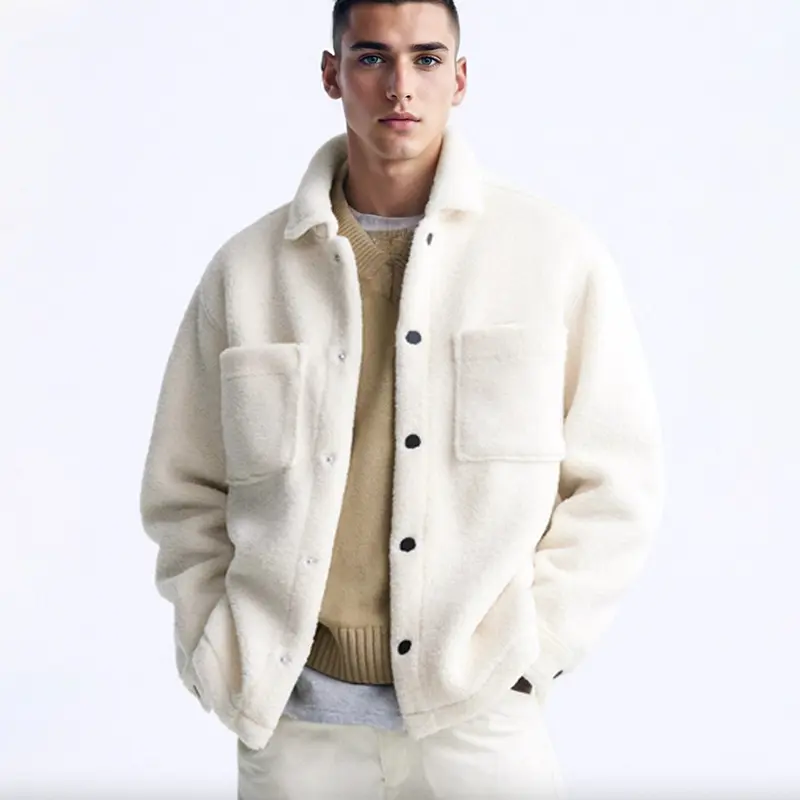 Wholesale ZD single breasted mens fleece jacket Manufacturer, Supplier