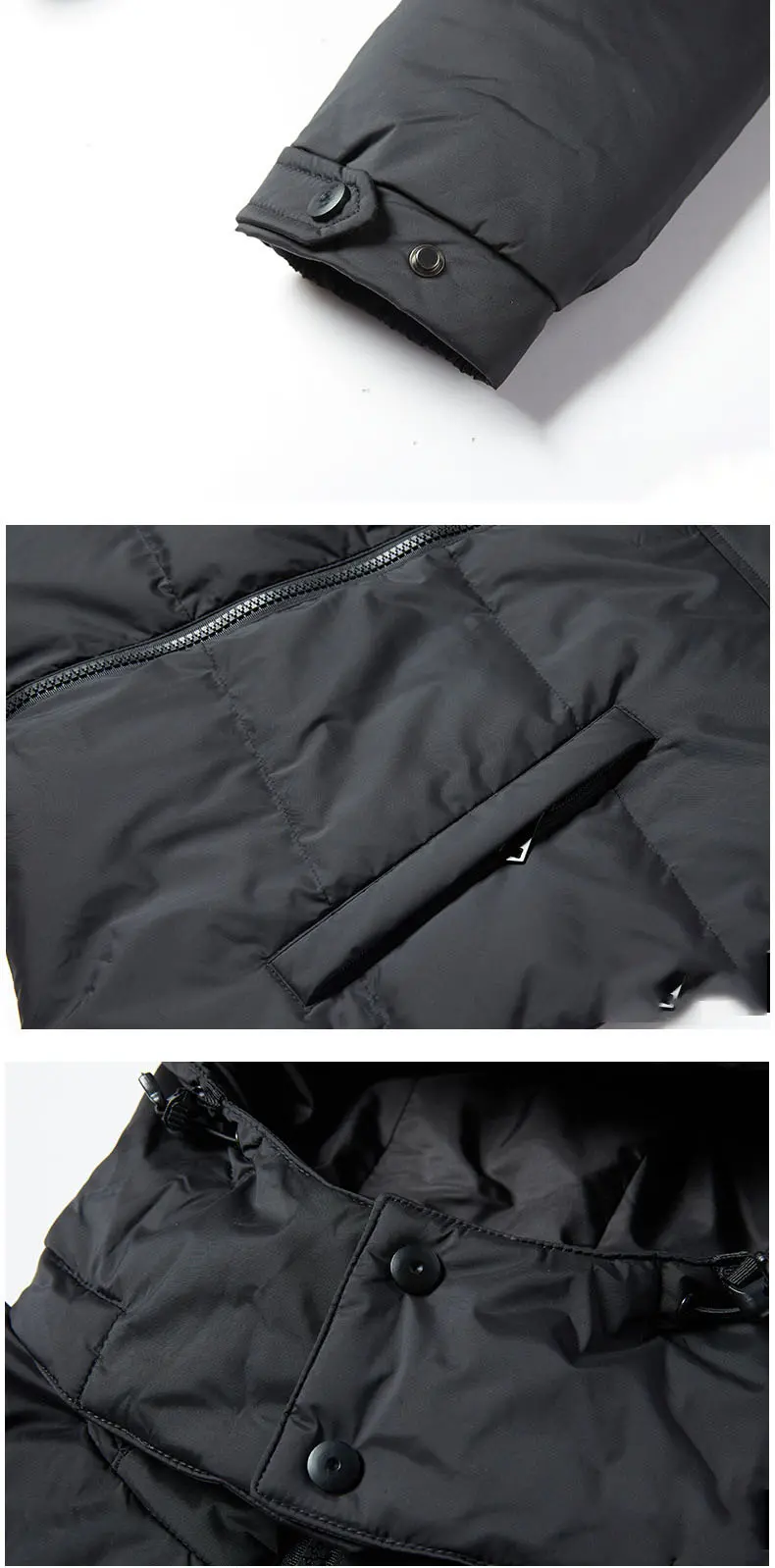 Men's Down Jacket Features
