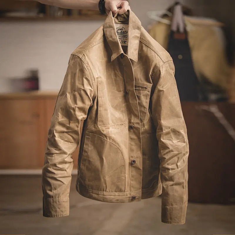 ODM ZD vintage heavyweight mens wax jacket Supplier, Company