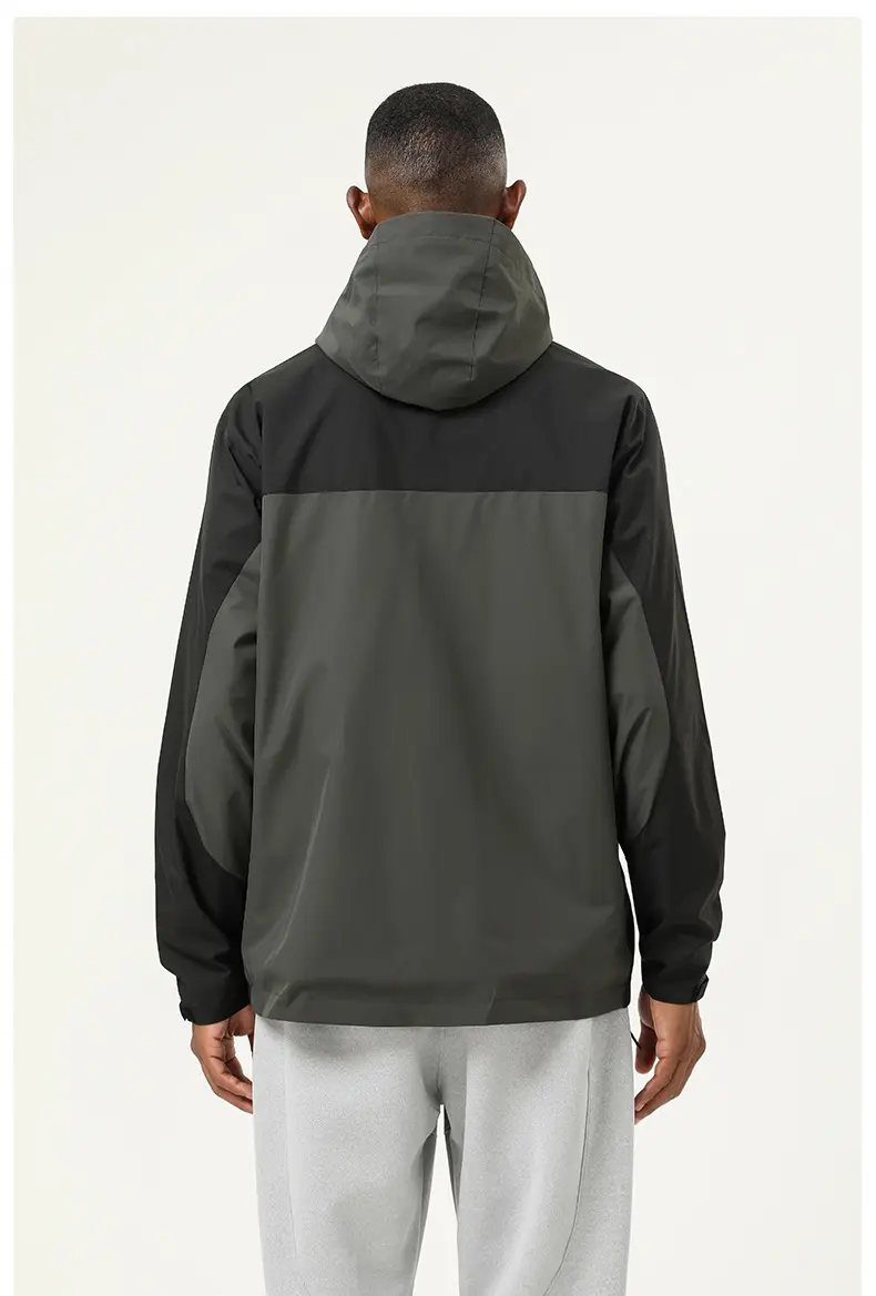 Men's outdoor jacket detail