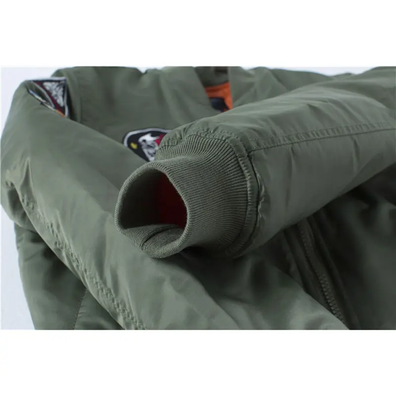 Men's Bomber Jacket Detail 5
