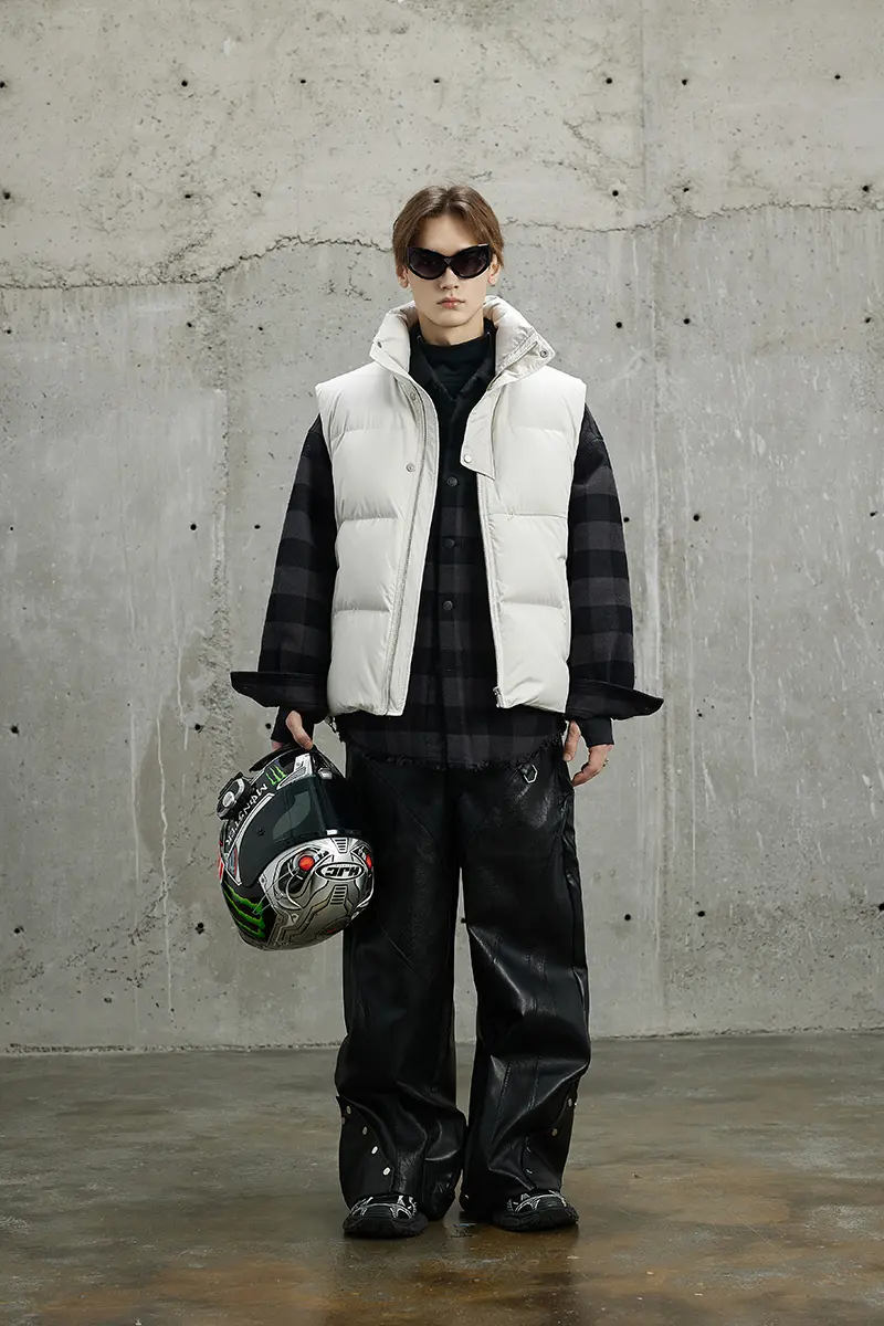 Men's Stand Collar Down Jacket 1