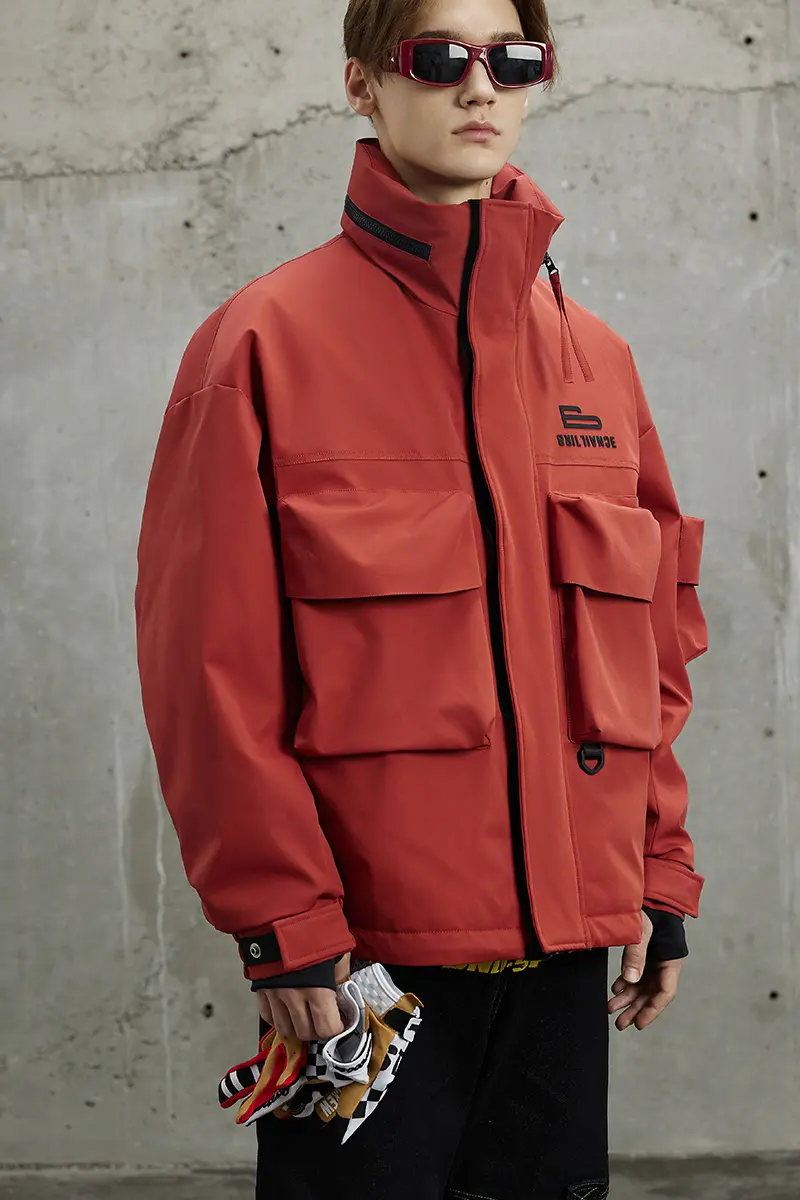 Men's Outdoor Down Jacket Detail 4