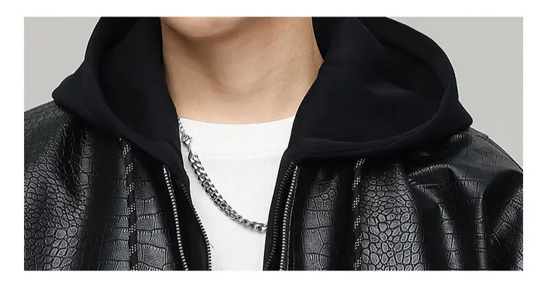 Men's Leather Jacket Texture