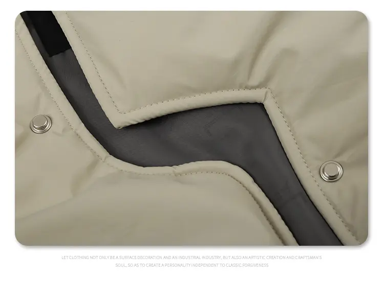 Sleeveless Cotton Jacket Detail 2