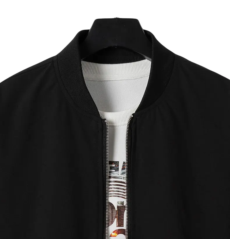 Men's Bomber Jacket Detail 6
