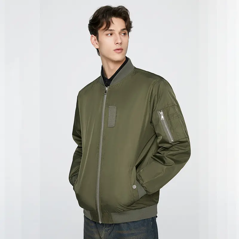 China ZD classical black pilot flight jacket mens Companies, Product
