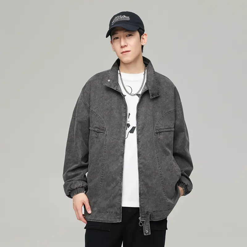 Custom ZD casual vintage bomber jacket for men Supplier, Factory