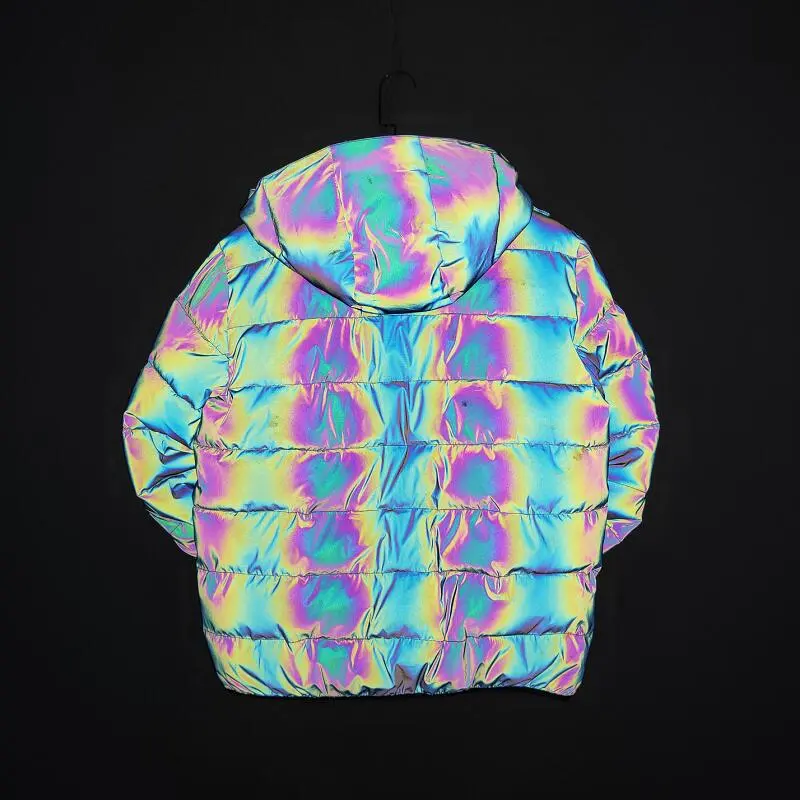 Wholesale ZD reflective mens puffer jacket with hood Product, Products