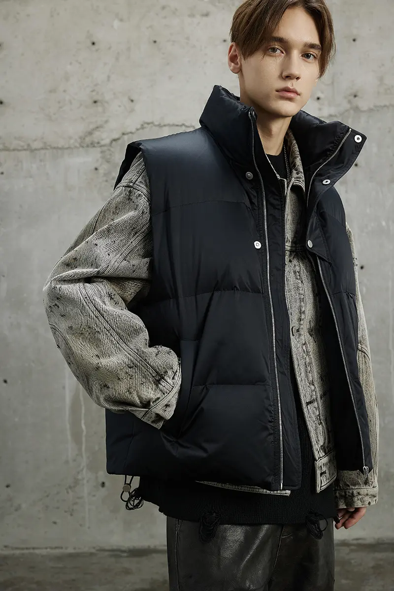 Men's Stand Collar Down Jacket 4