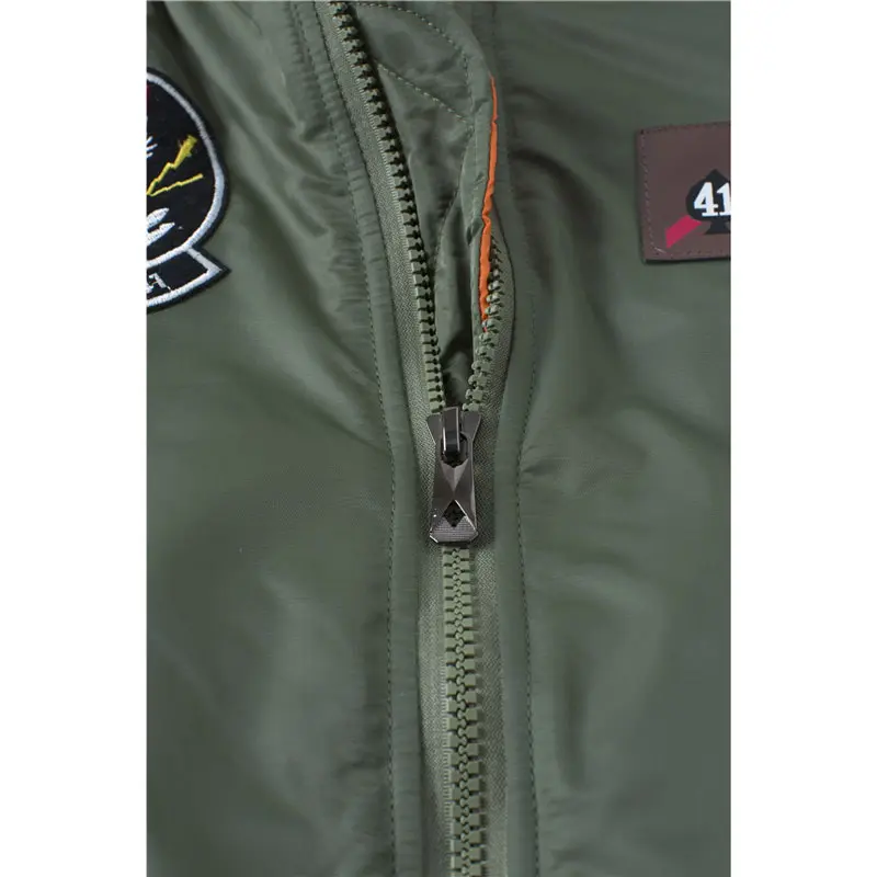 Men's Bomber Jacket Detail 4