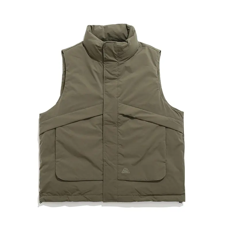 Men's down vest detail 3