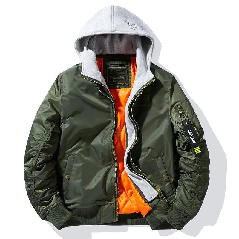 ODM ZD detachable hooded oversized bomber jacket Company, Product