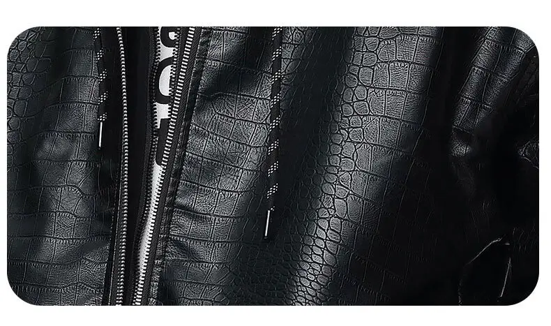 Men's Leather Jacket Detail