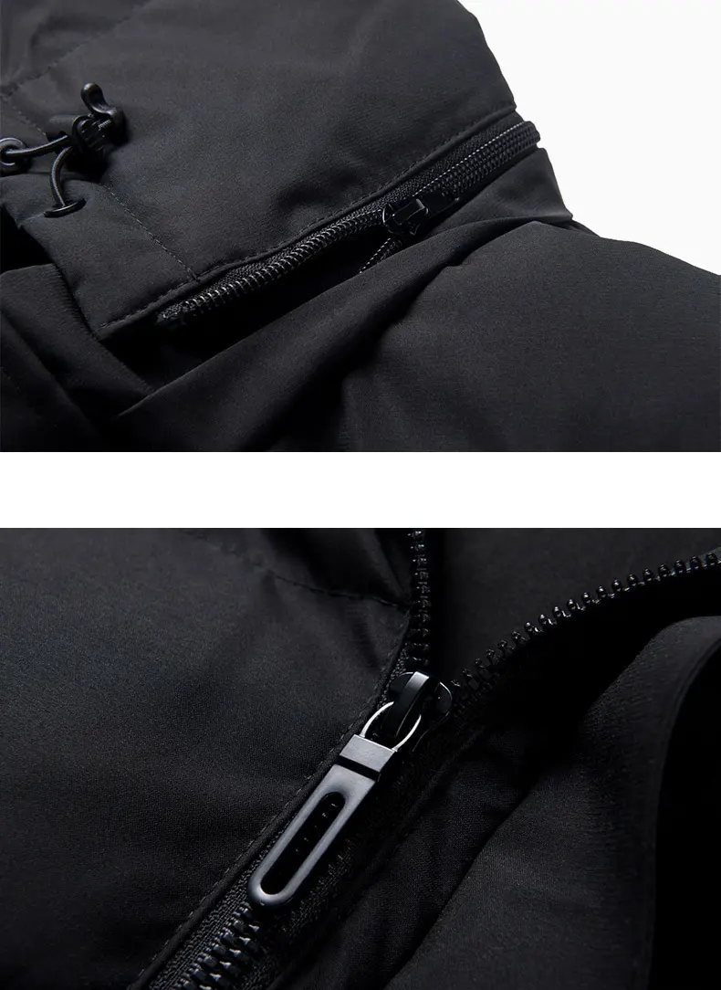 Men's down vest front view
