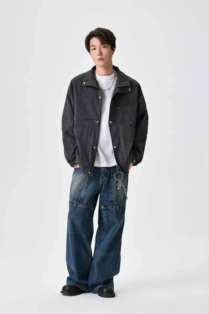 Men's Bomber Jacket Detail 1