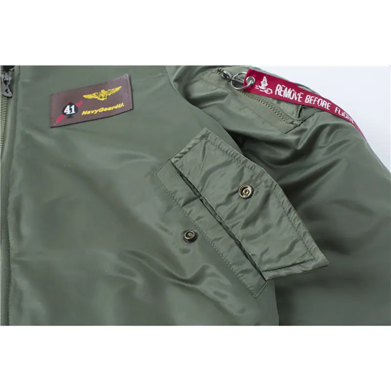 Men's Bomber Jacket Detail 3
