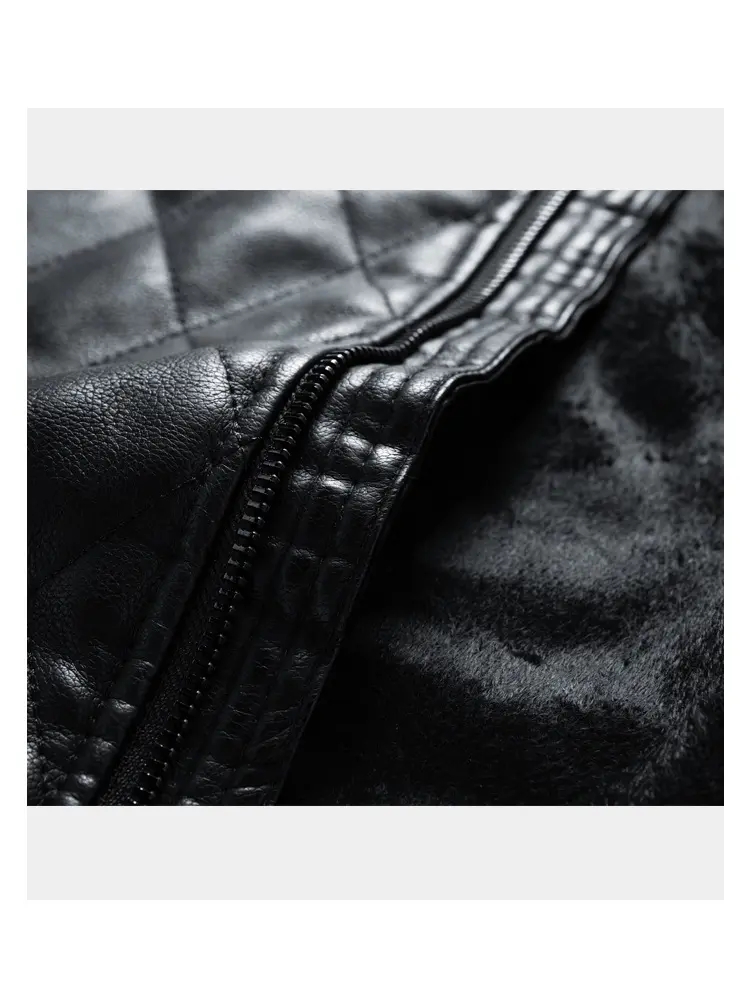 Men's Leather Jacket Detail 5