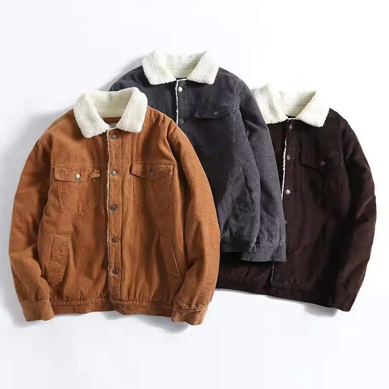 ODM ZD sherpa collar classical corduroy jacket Supplier, Factory