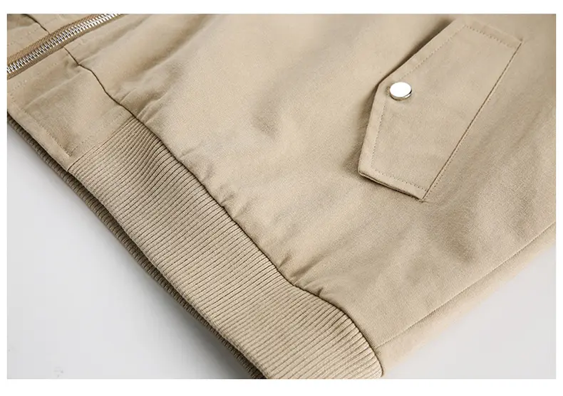 Men's Bomber Jacket Detail 3
