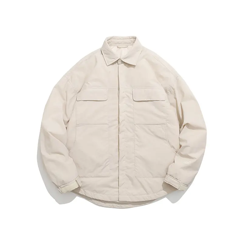 Custom ZD Multi-pocket workwear down shirt jacket men Manufacturer, Supplier